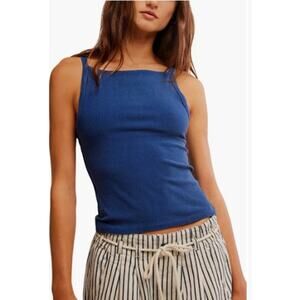 NEW! Free People 'Mia' Rib Tank in BELLWEATHER (XS)
